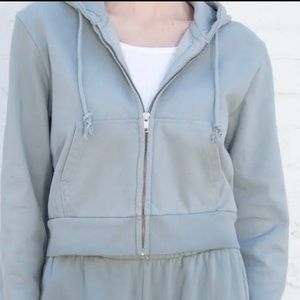 Brandy Melville matching sweat suit in sage green